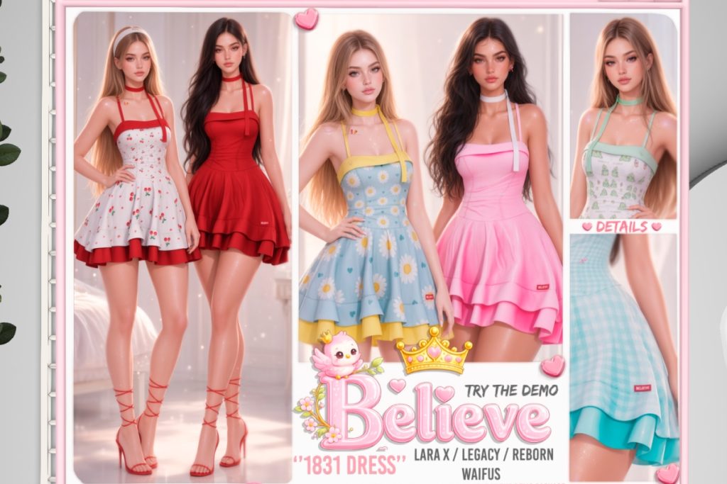 1831 Dress - Legacy/MaitreyaX/Reborn/+mods, L$399 each/L$699 FP