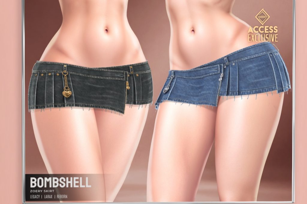 Zoey Shorts - Legacy/MaitreyaX/Reborn/+mods, L$290 each/L$1290 FP