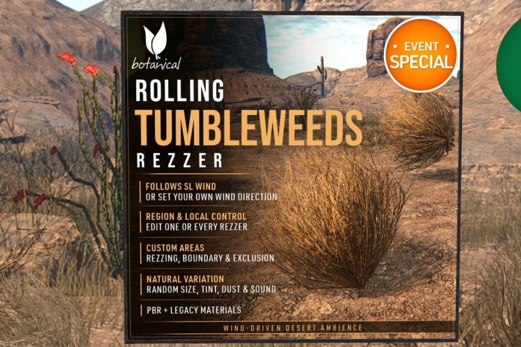 Rolling Tumbleweed Rezzer, L$699