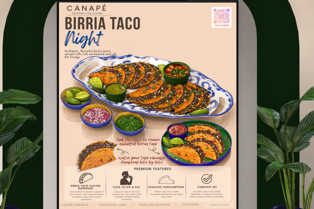 Birria Taco Night, L$650 each