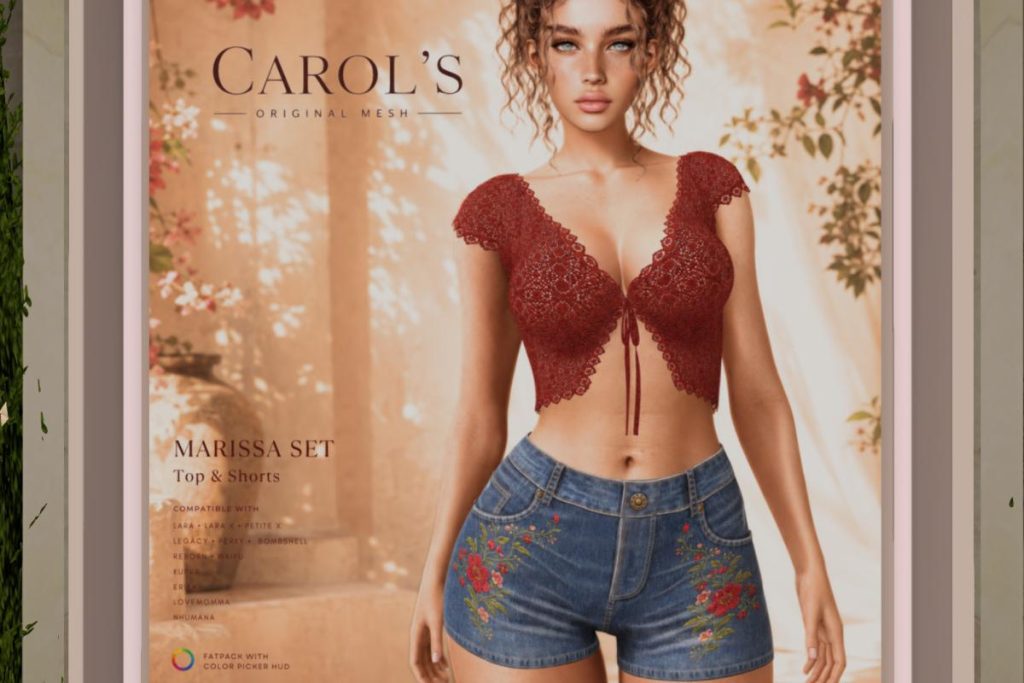 Marissa Set - See AD for Fits, L$188 each/L$988 each FP/L$1588 MP