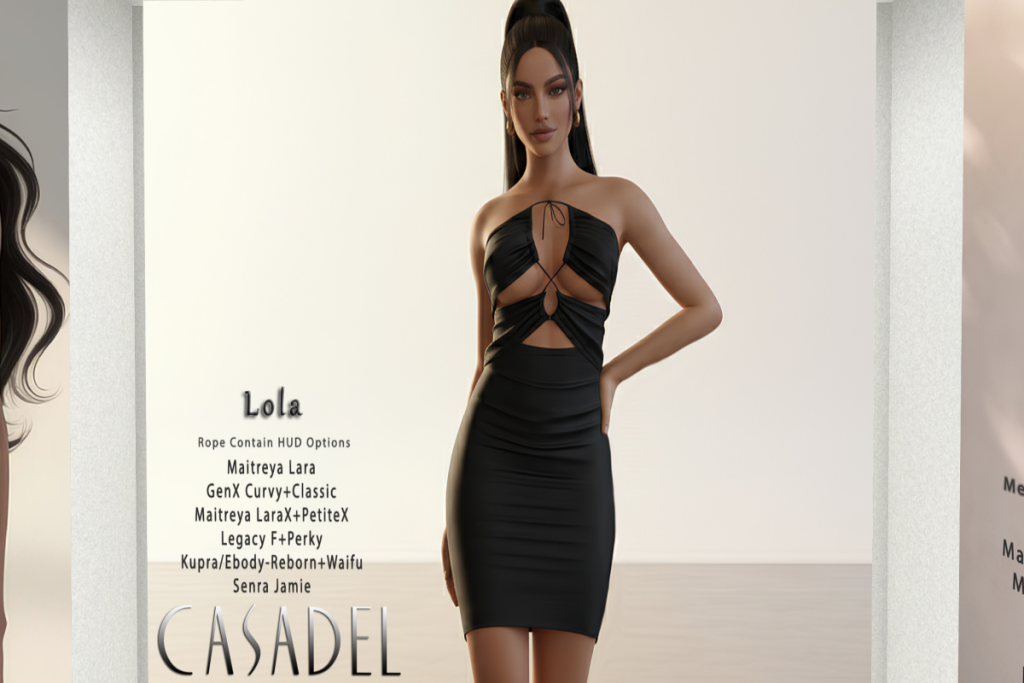 Lola Top &amp; Skirt - Genx/Inithium/Legacy/Maitreya/Reborn/Senra/+mods, L$135 each/L$750 each FP