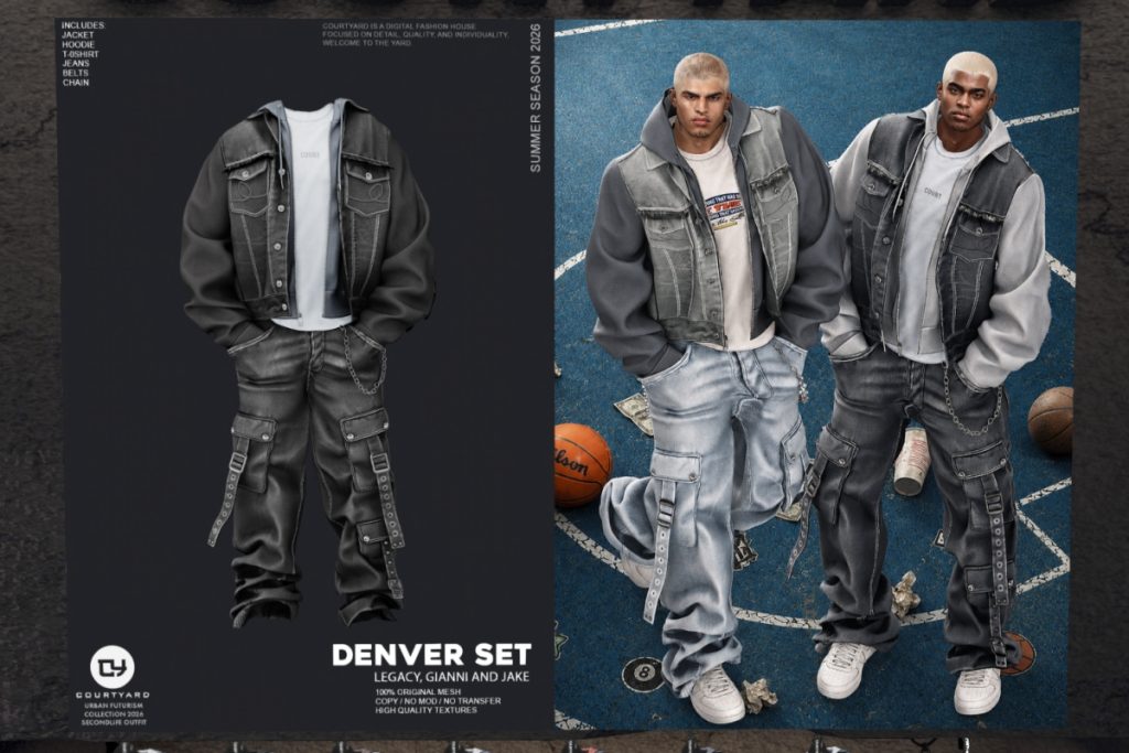 Denver Set - Gianni/Jake/Legacy, L$499 each/L$1899 FP