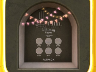 Whimsy Lights, L$149 each/L$499 FP