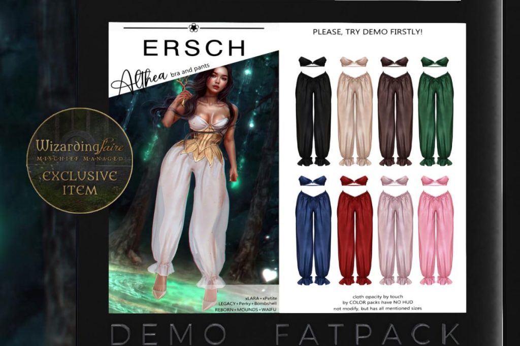 Althea Bra &amp; Pants - Legacy/MaitreyaX/Reborn/+mods, L$249 each/L$999 FP