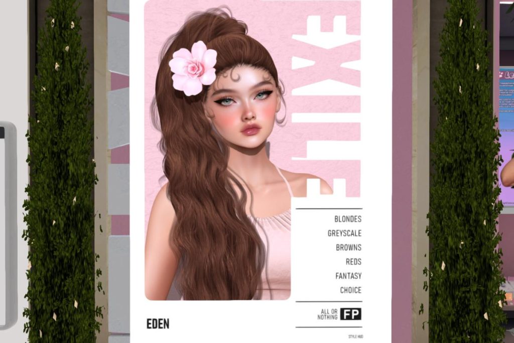 Eden Hair, L$188 each/L$888 FP