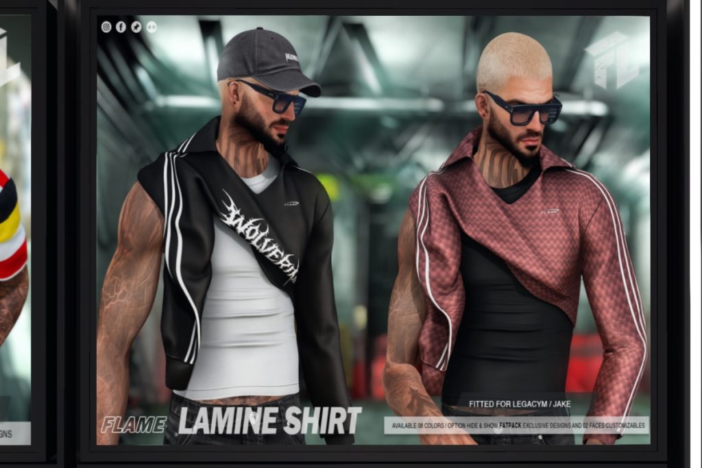 Lamine Shirt - Jake/Legacy/+mods, L$299 each/L$999