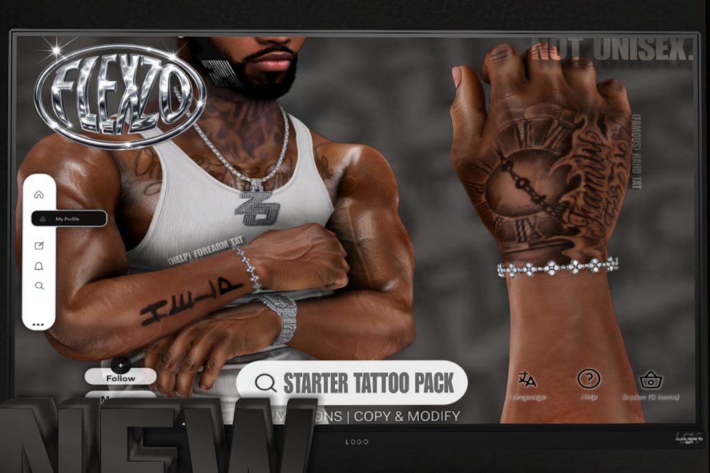 Starter Tattoo Pack - BOM, L$675
