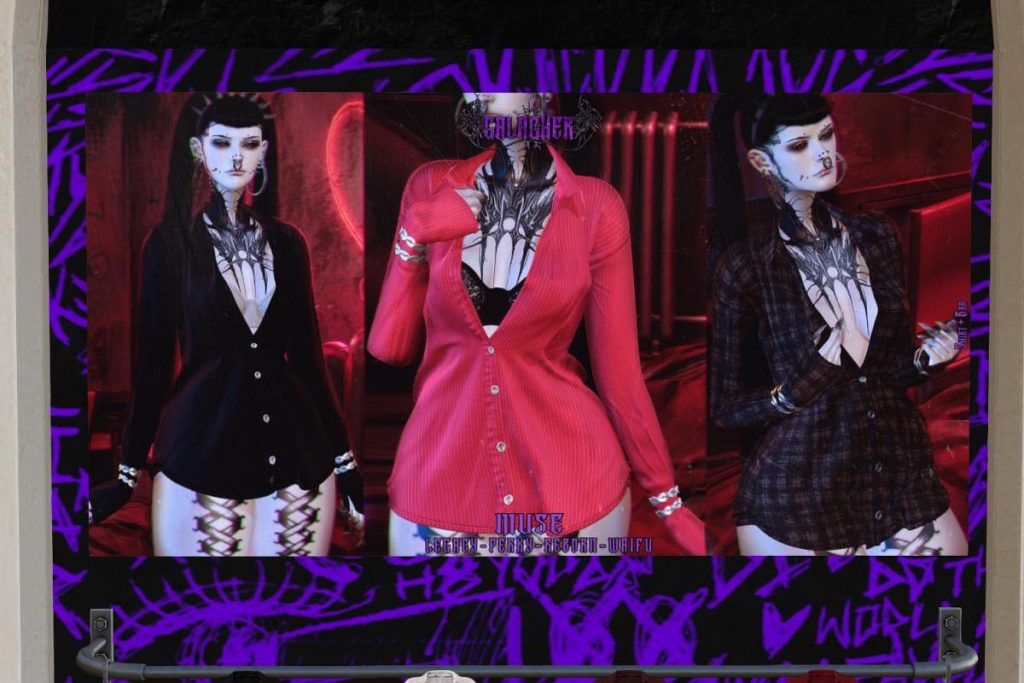 Muse Shirt - Legacy/Reborn/+mods, L$349 each/L$1799 FP