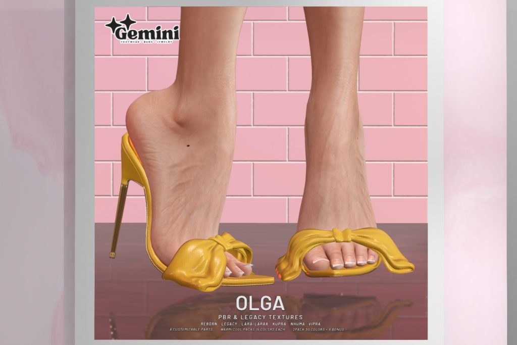 Olga Heels - Inithium/Legacy/Maitreya/Nhumana/Reborn/+mods, L$499 each/L$699 FP