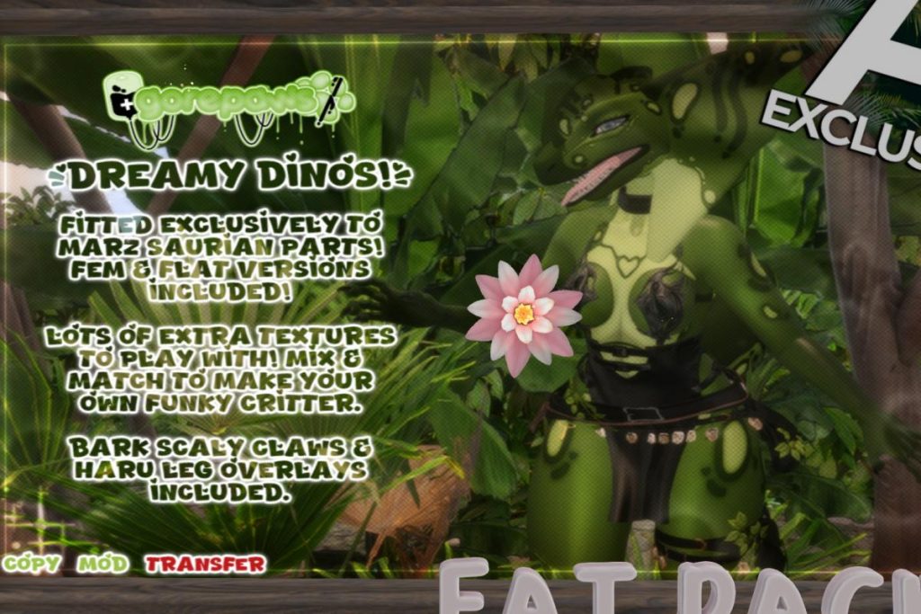 Dreamy Dinos Modkit - BOM, L$399 each/L$3299 FP