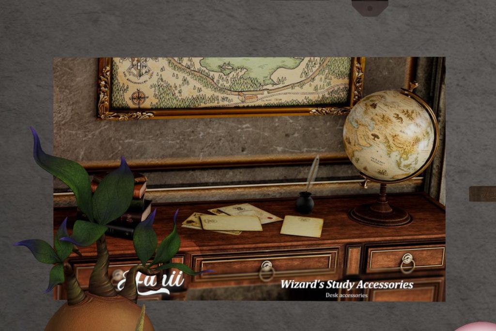 Wizard's Study Accessories, L$250