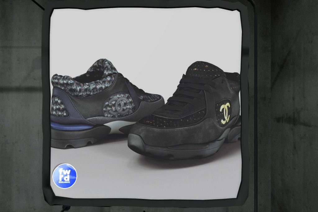 Tweed CC Trainer Sneakers - Fits Not Listed, L$999