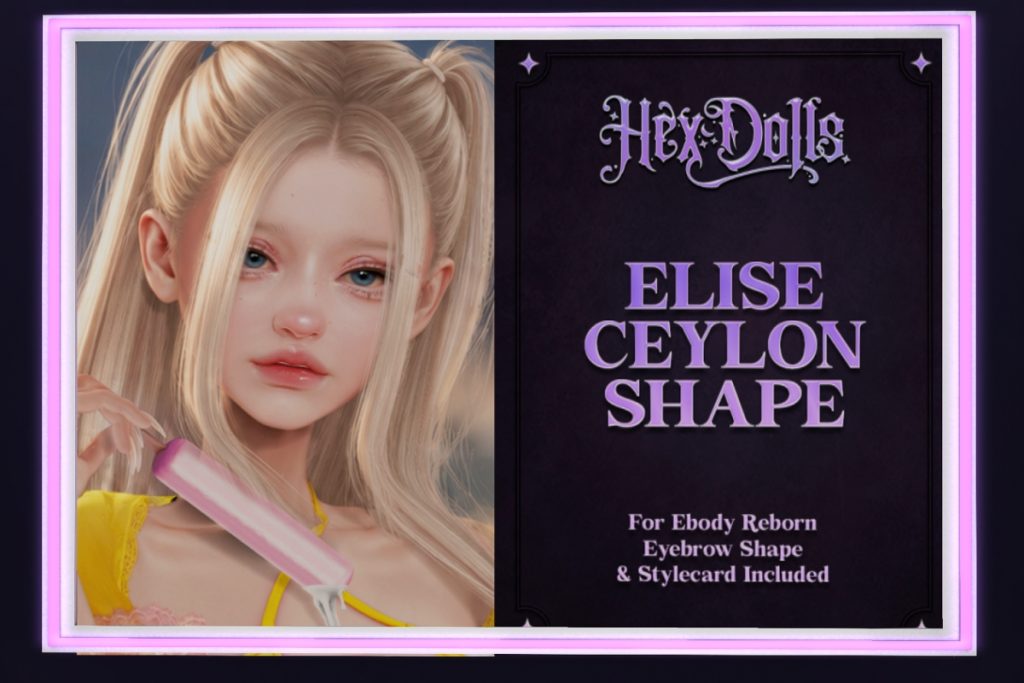 Elise Ceylon Shape - EvoX Ceylon/Reborn, L$499