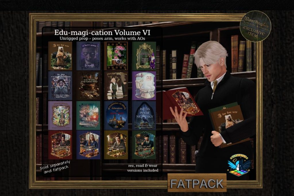 Edu-magi-cation Books, L$75 each/L$695 FP