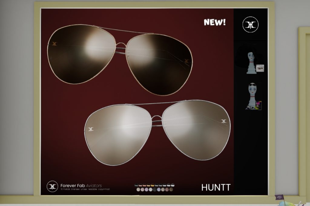 Forever Fab Aviators, L$50