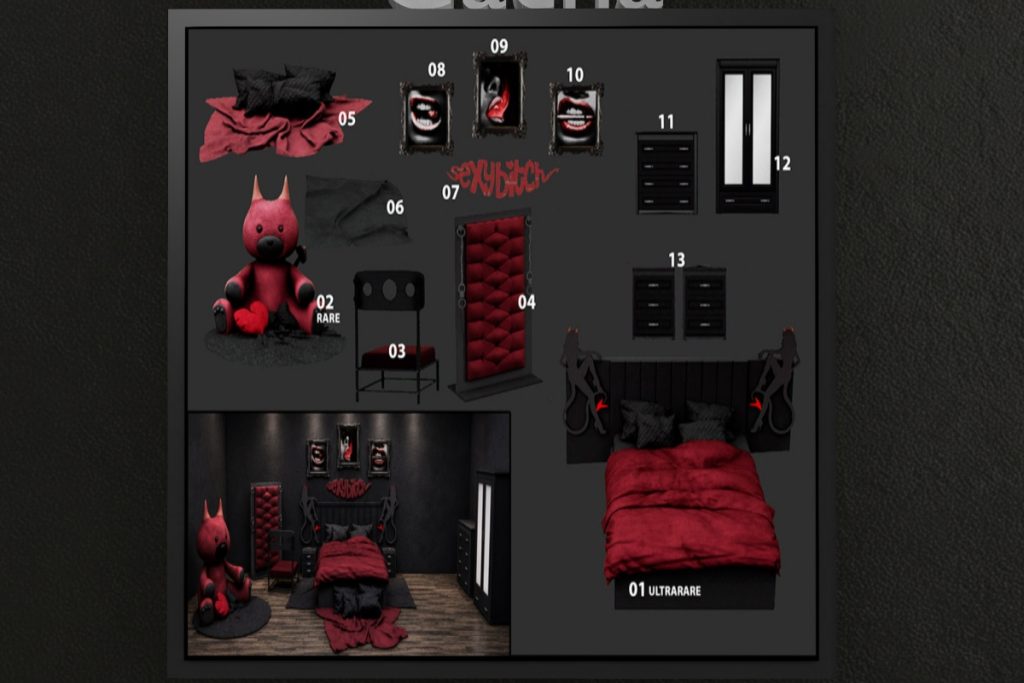 Naughty Bedroom Collection, L$59 per play/L$1999 FP