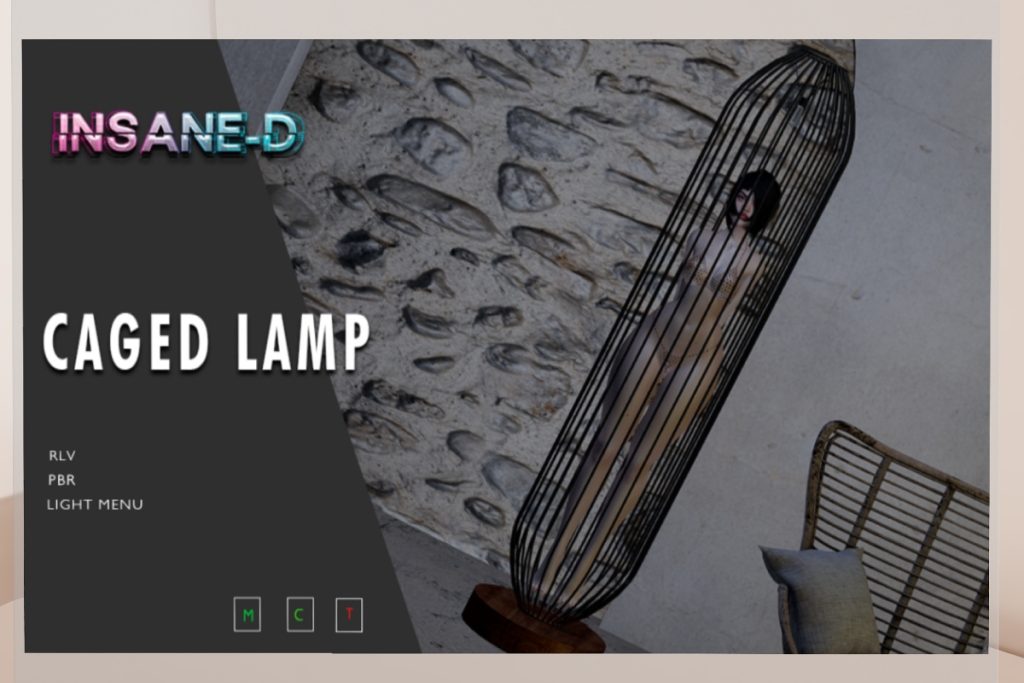 Caged Lamp, L$350