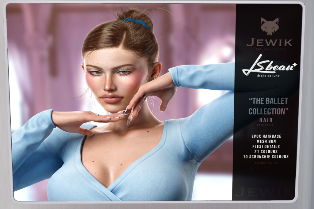 Ballet Hair - EvoX, L$350 each/L$700 FP