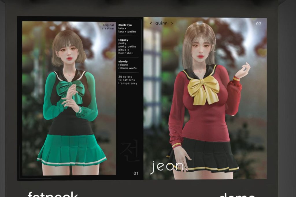 Quinn Set - Legacy/MaitreyaX/Reborn/+mods