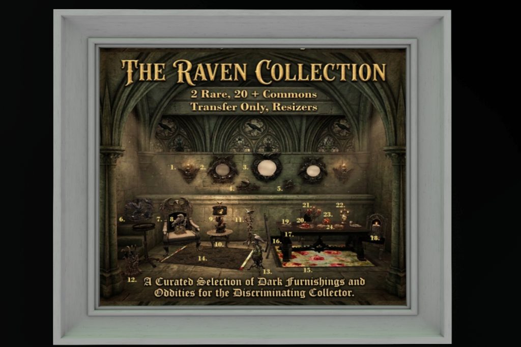 The Raven Collection, L$75 per play