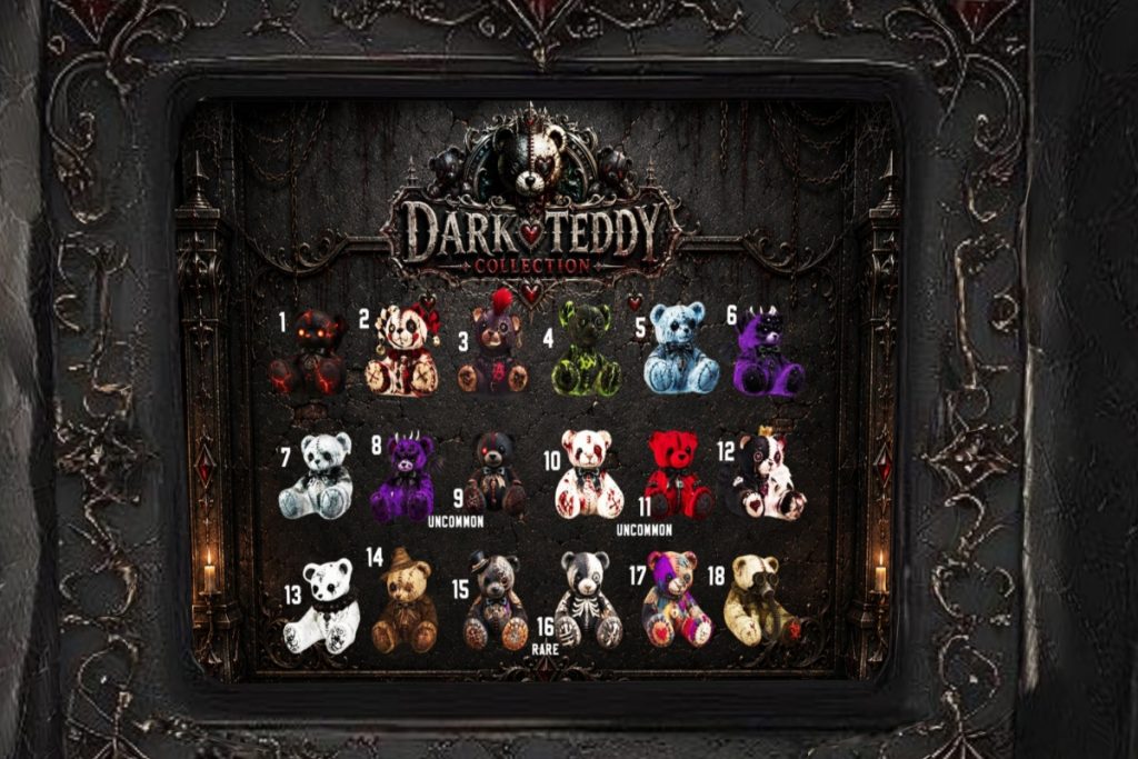 Dark Teddy Collection, L$75 per play