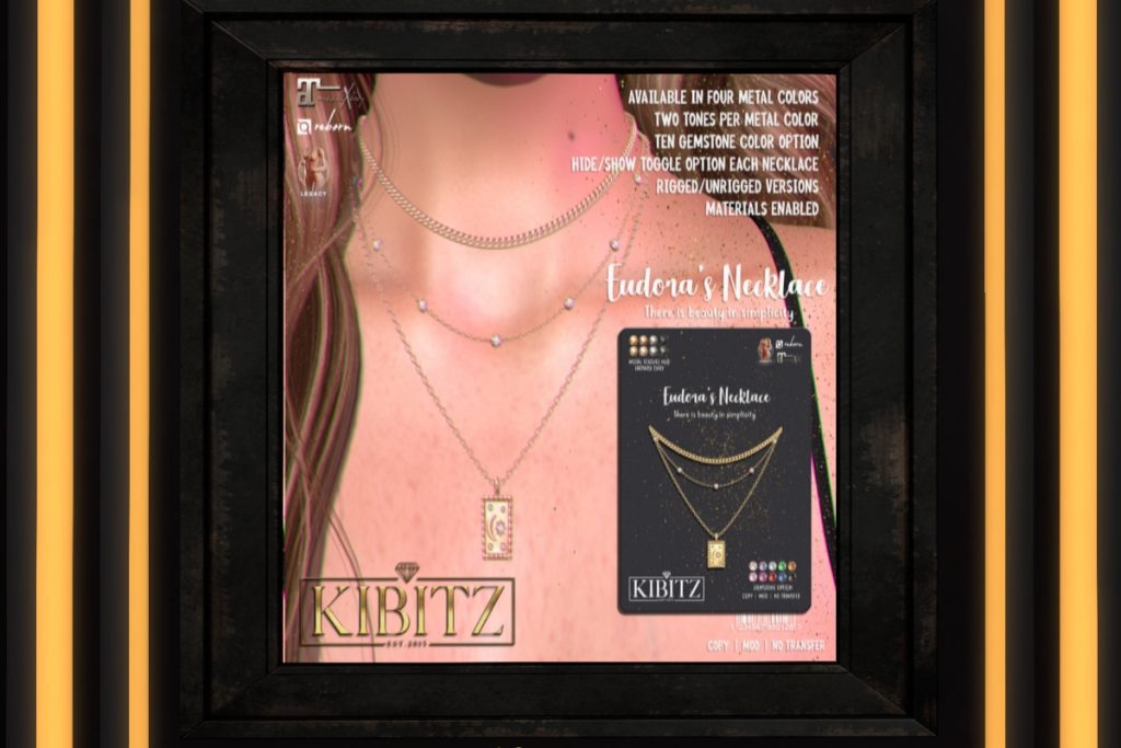 Eudora's Necklace - Legacy/MaitreyaX/Reborn/Unrigged/+mods, L$279 each/L$837 FP