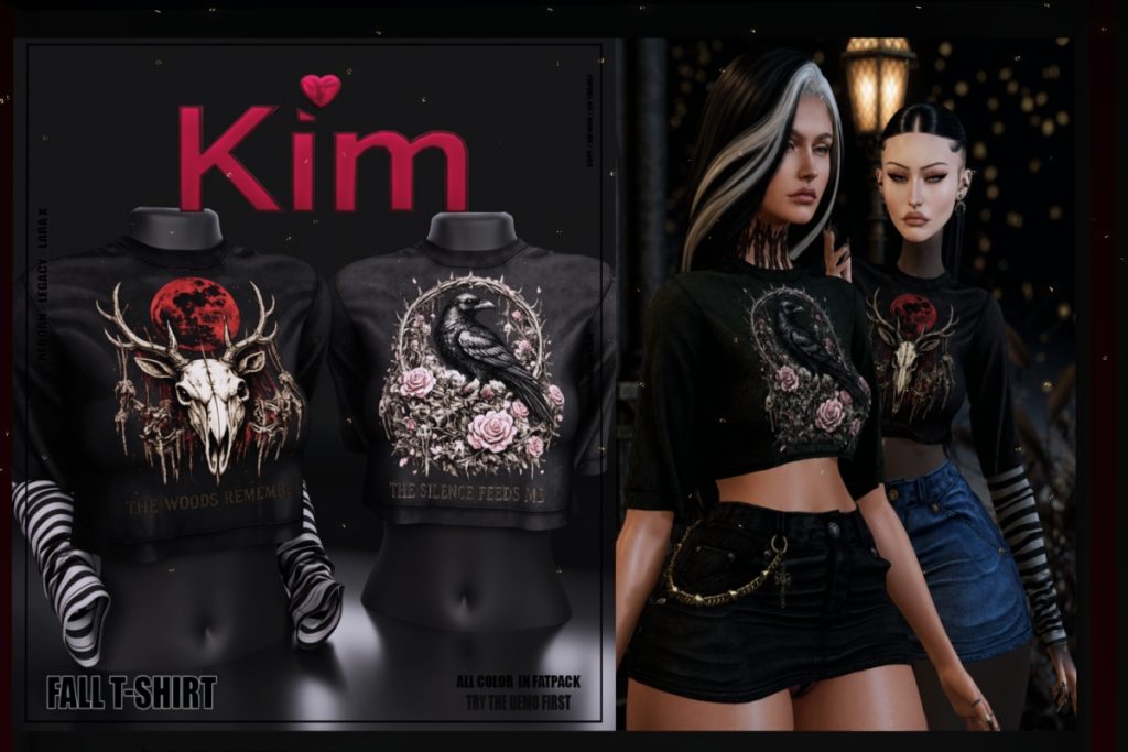 Fall TShirt - Legacy/MaitreyaX/Reborn, L$299 each/L$1999 FP