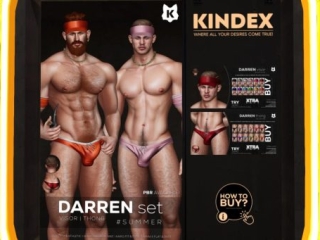 Darren Set - GianniX/Jake/Kario/Legacy/+mods, L$229-L$259 each/L$1648-L$1846 each FP