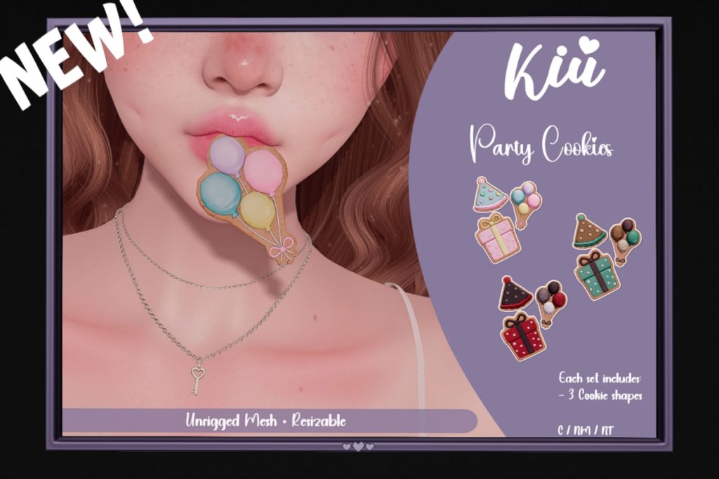 Party Cookies, L$50 each