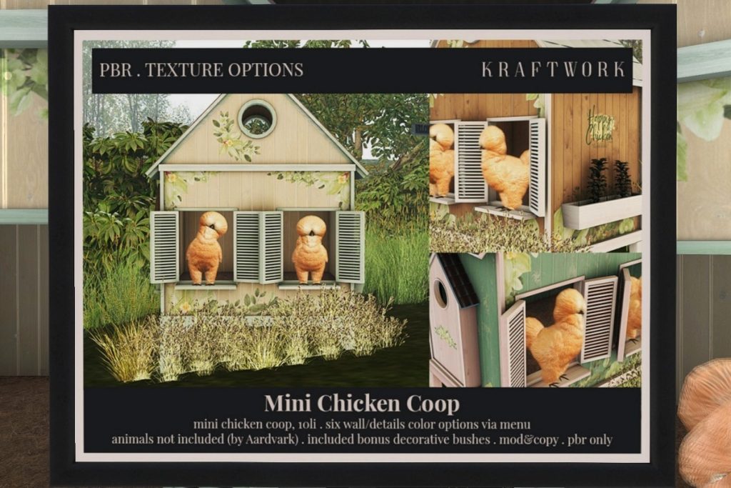 Mini Chicken Coop, L$50