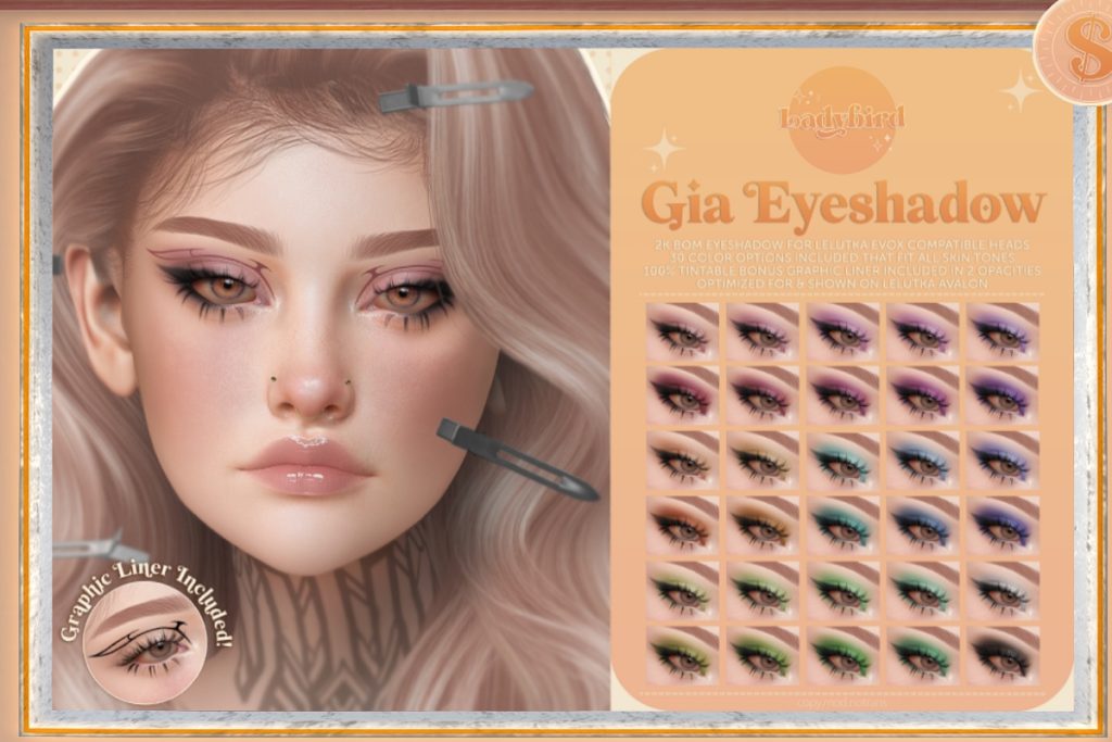 Gia Eyeshadow - EvoX, L$299