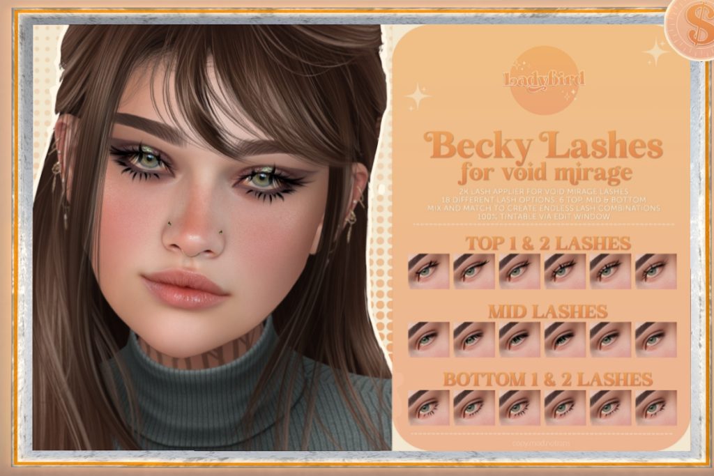 Becky Lashes - Void Mirage, L$299