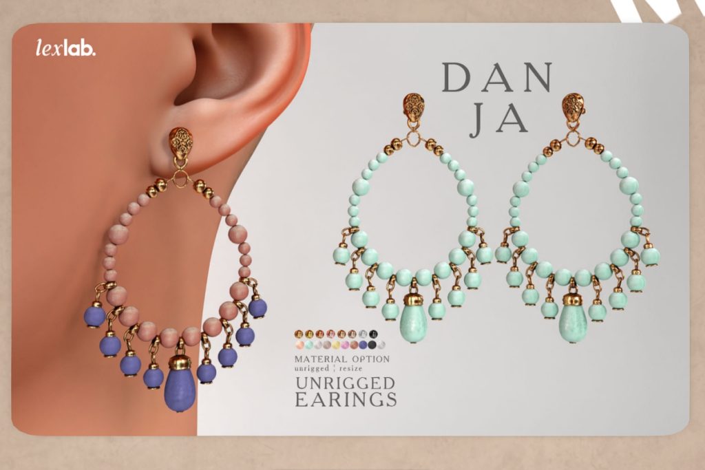 Danja Earrings, L$50