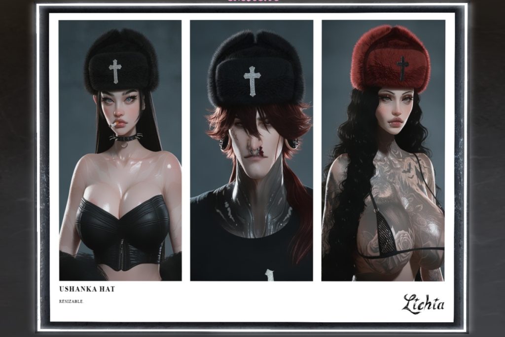 Ushanka Hat, L$250 each/L$699 FP