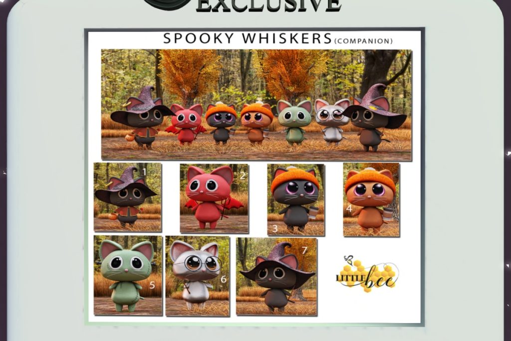 Spooky Whiskers Companion, L$449