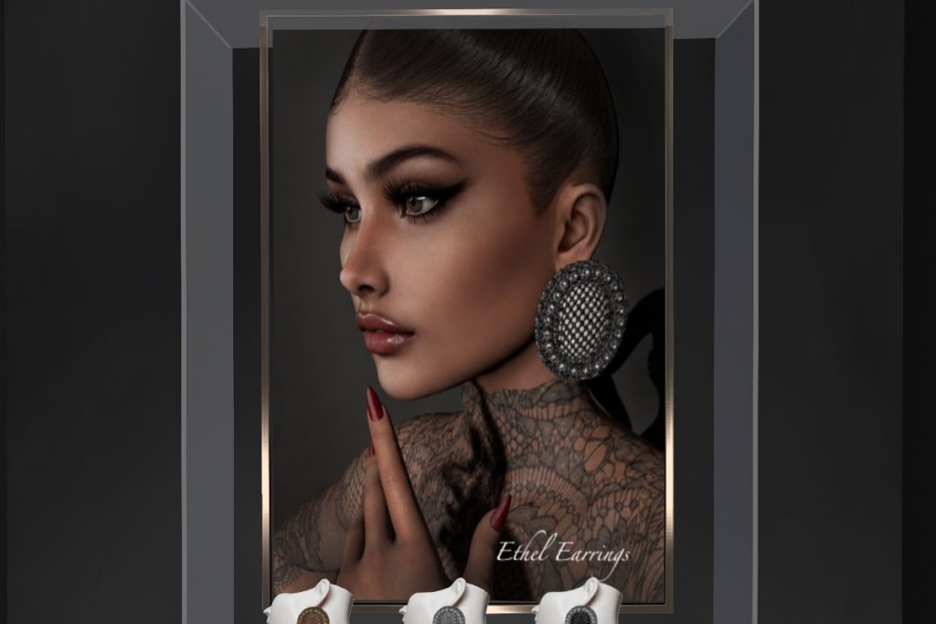 Ethel Earrings, L$250 each/L$500 FP