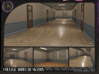 College Modular Skybox, L$1000