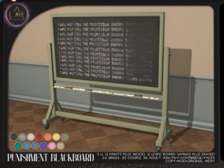 Punishment Blackboard, L$1200