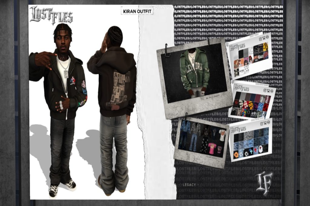 Kyree Oversized Tee, Sweater, Jeans and Skinny Jeans - Legacy, L$300 each/L$1000 each FP