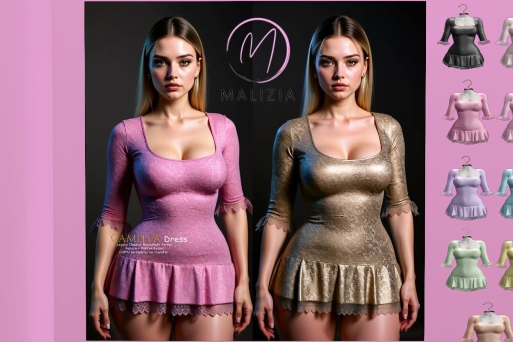 Camilla Dress - Legacy/Reborn/+mods, L$219 each