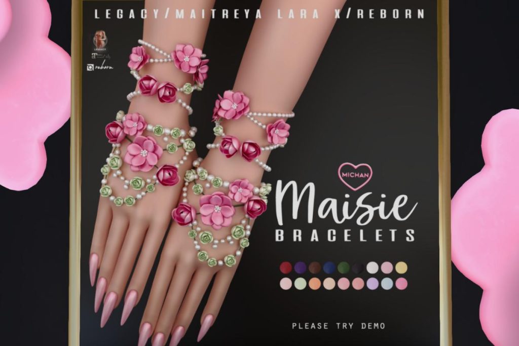 Maisie Bracelets - Legacy/MaitreyaX/Reborn, L$388 each/L$688 FP