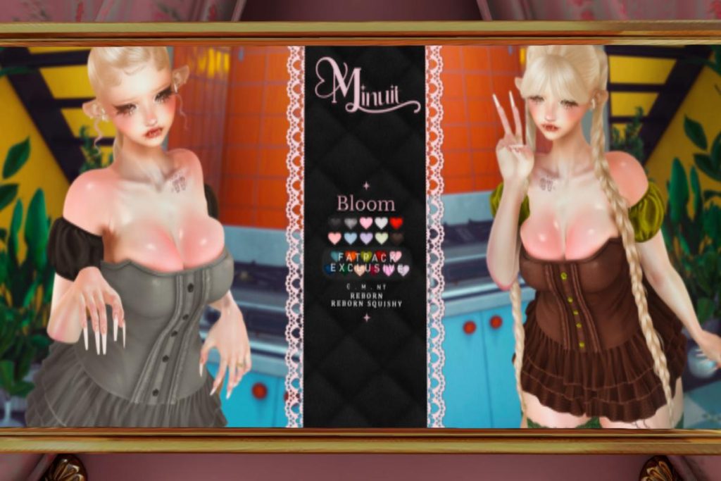 Bloom Dress - Reborn/+mods, L$388 each/L$1588 FP