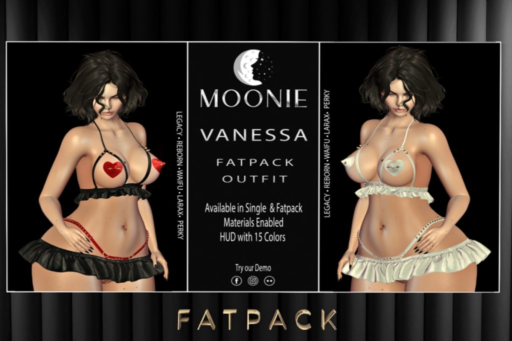 Vanessa Outfit - Legacy/MaitreyaX/Reborn/+mods, L$169 each/L$450 FP