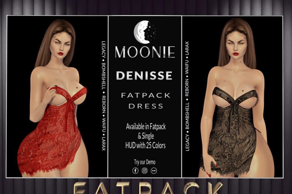 Denisse Dress - Legacy/MaitreyaX/Reborn/+mods, L$169 each/L$450 FP