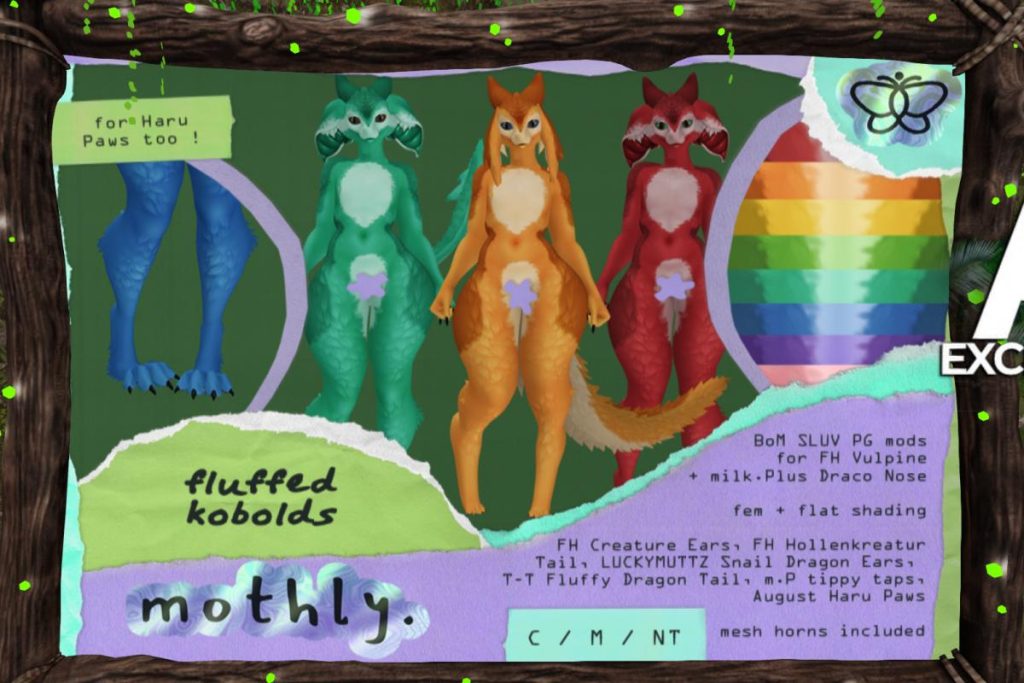 Fluffed Kobolds Modkit - BOM, L$450 each/L$4700 FP