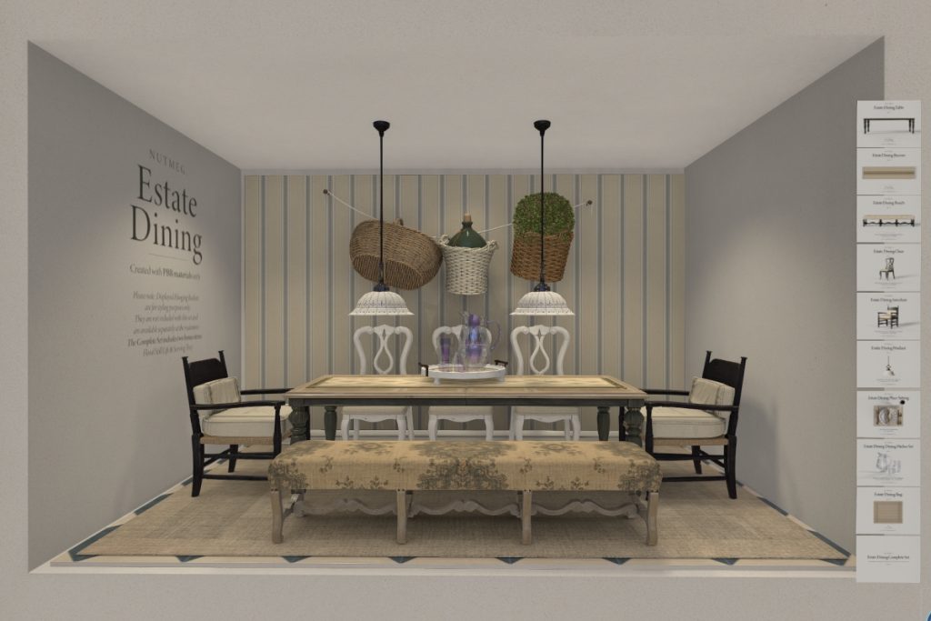 Estate Dining Collection, L$150-L$390 each/L$1890 FP
