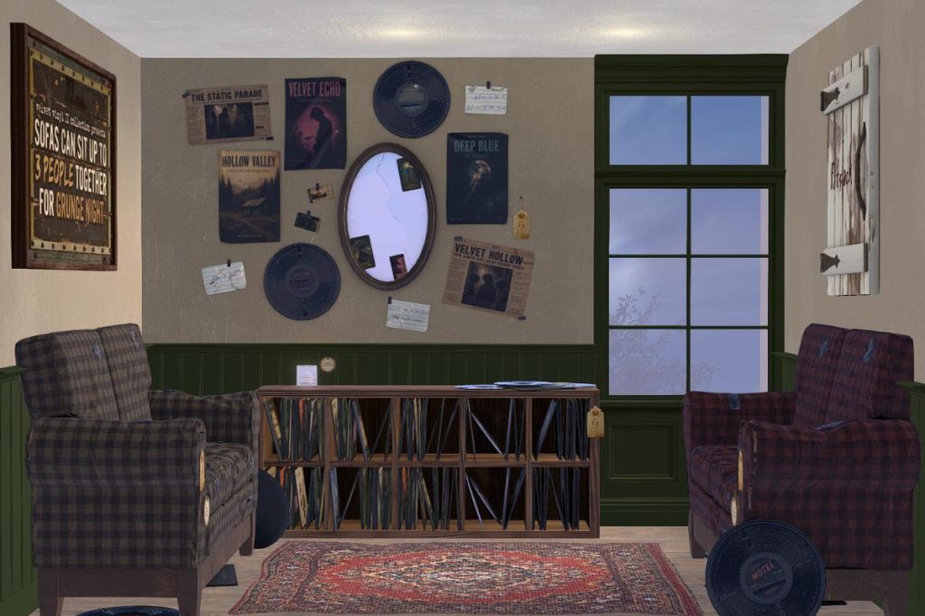 Velvet Vinyl Decor, L$270-L$380 each/L$1100 FP