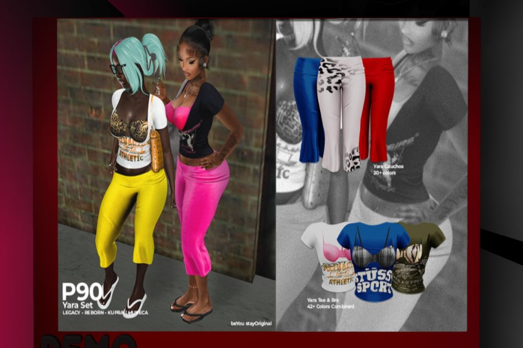 Yara Bra, Shirt &amp; Pants - Inithium/Legacy/Reborn/Yentements, L$300 each/L$900 each FP