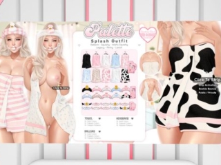 Splash Outfit - Legacy/MaitreyaX/Reborn/+mods, L$235-L$495 each/L$1299-L$2650 each FP/L$4599 MP